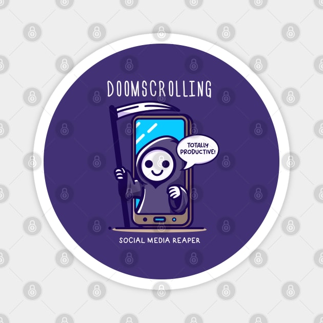 DOOMSCROLLING Magnet by Fabrik